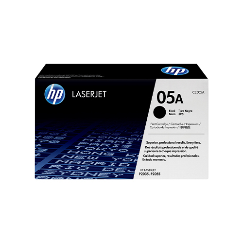 HP 05A Original Toner Cartridge – Black – CE505A – HP Laser Jet Toner