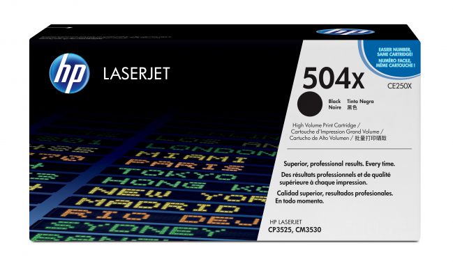 HP 504X Original Toner Cartridge – Black – CE400X – HP LaserJet Toner