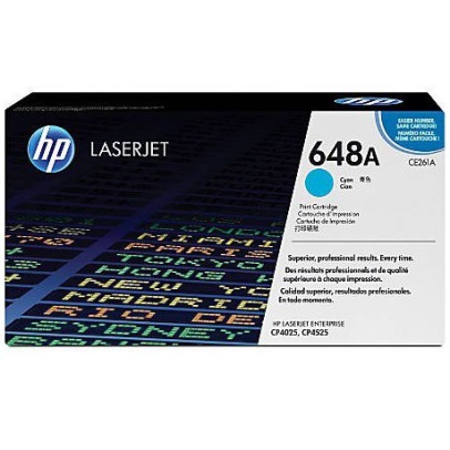 HP 648A Original Toner Cartridge-Cyan