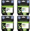 HP 950XL Original High Yield Ink Cartridges Combo Set