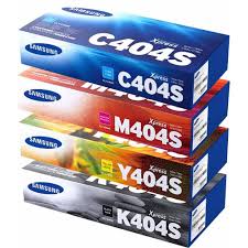 Samsung CLT 404S Full Set B/C/Y/M Cartridges