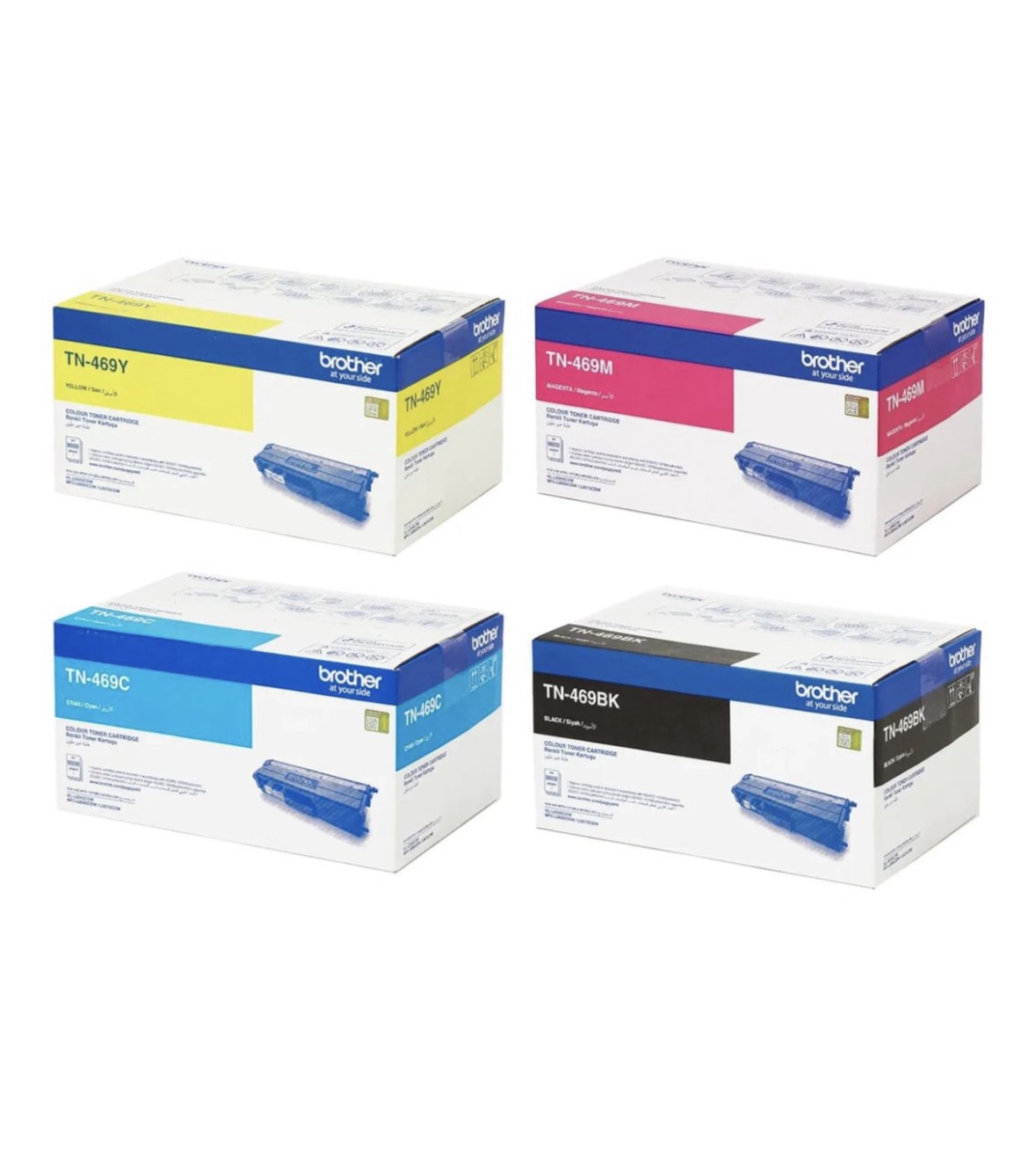 Brother TN469 -BK/C/M/Y Laser Toner Multipack